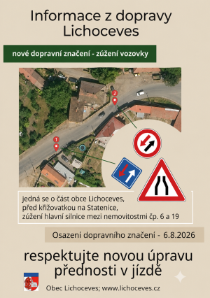 změna dopravního značení